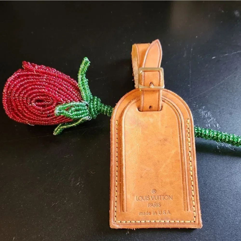 Authentic Louis Vuitton Luggage Tag Y2K